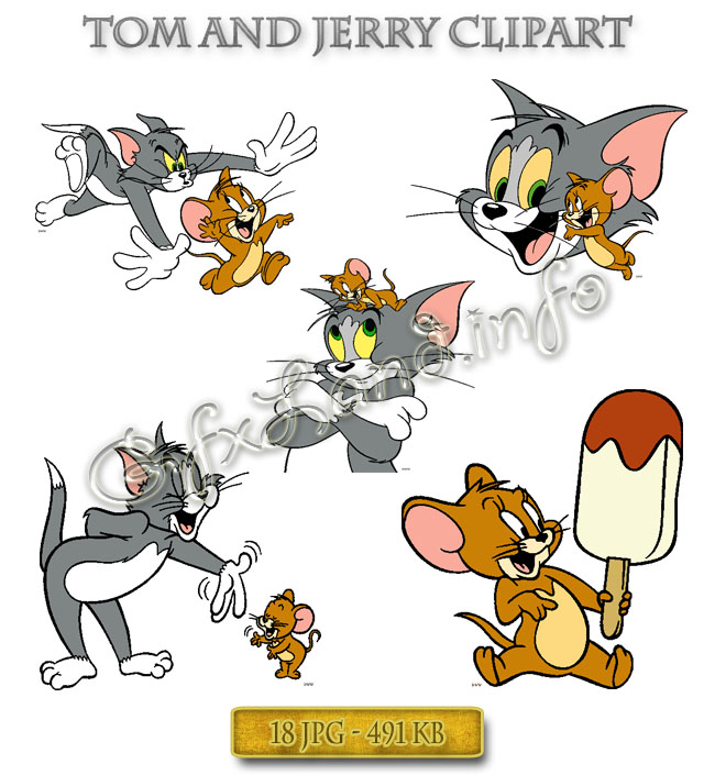 clipart of tom and jerry - photo #34