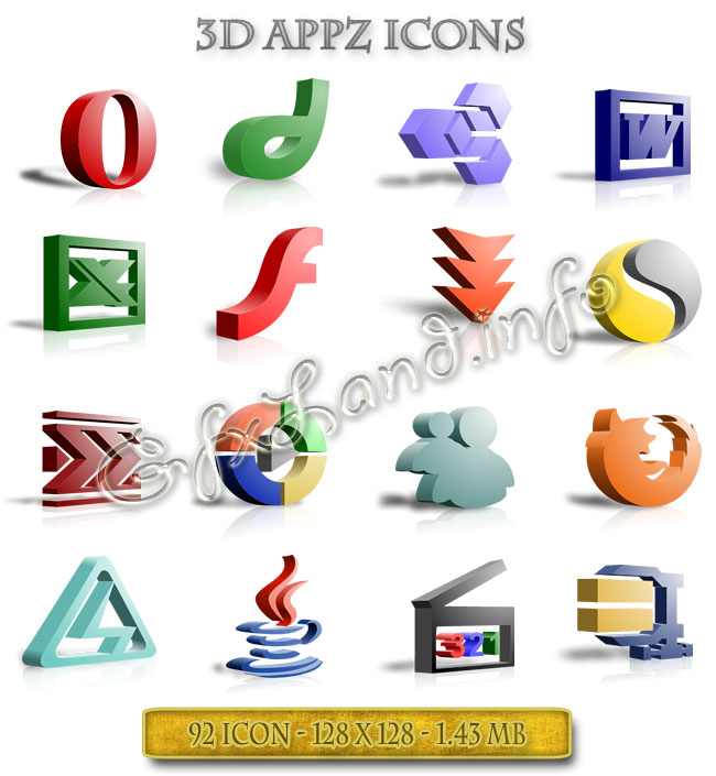 3D Appz Icons